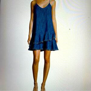 ALEXIS Evangeline Denim Dress Size M